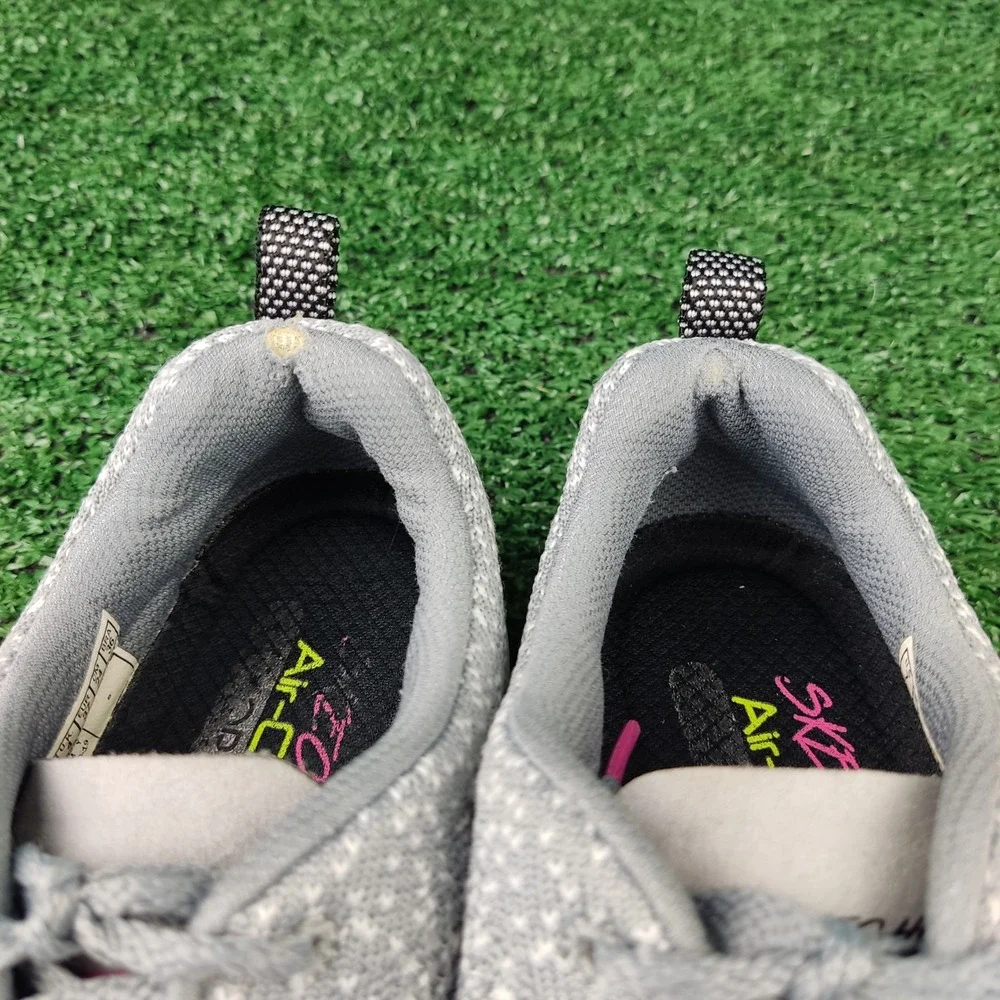 Skechers Sneakers‎ Womens 7 Gray Ultra Groove 149019 Air Cooled Memory Foam Mesh